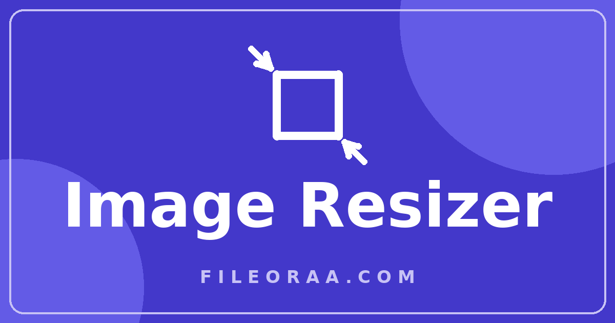 Illustration for the free online image resizer
